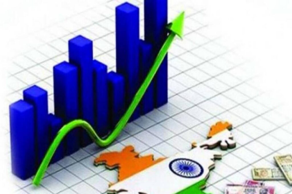 Nifty 50 market cap and rising Indian economy.